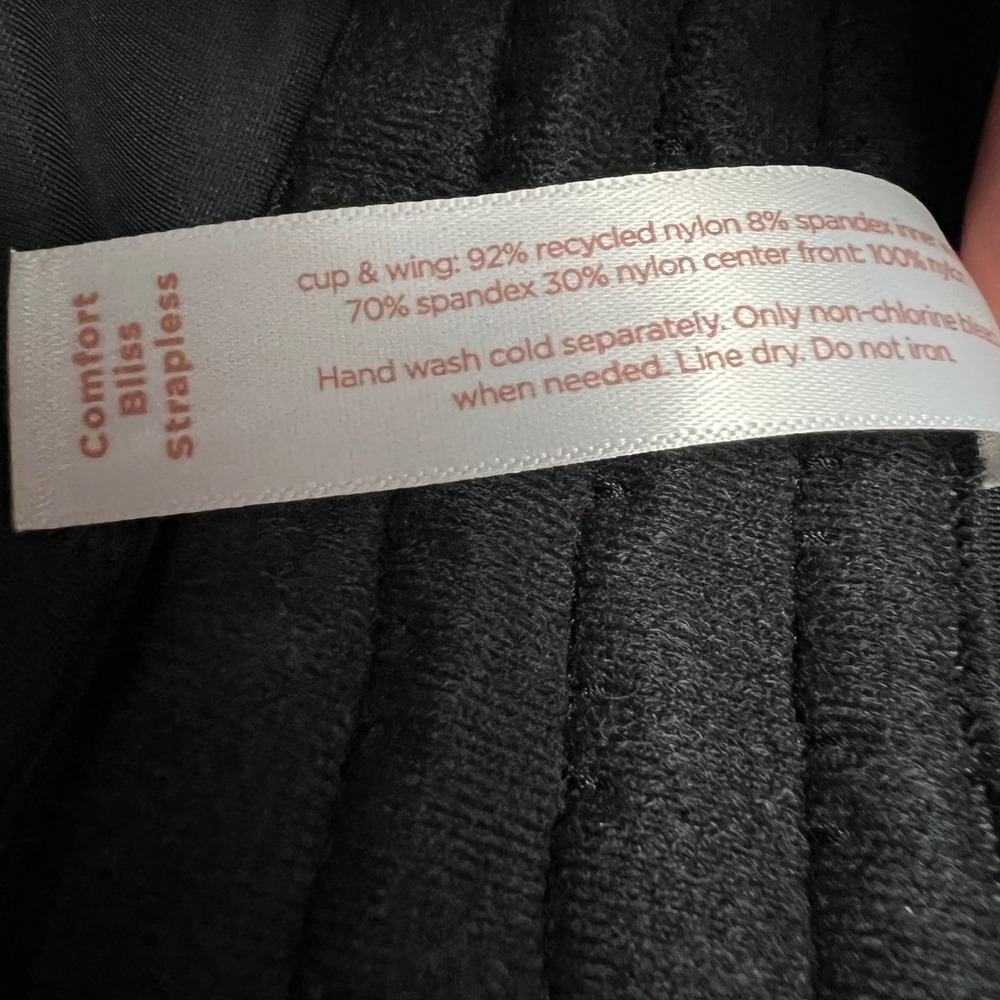 Cacique‎ Bra Women's 44F Black Comfort Bliss Multi Way Convertible Full Coverage - Picture 10 of 10